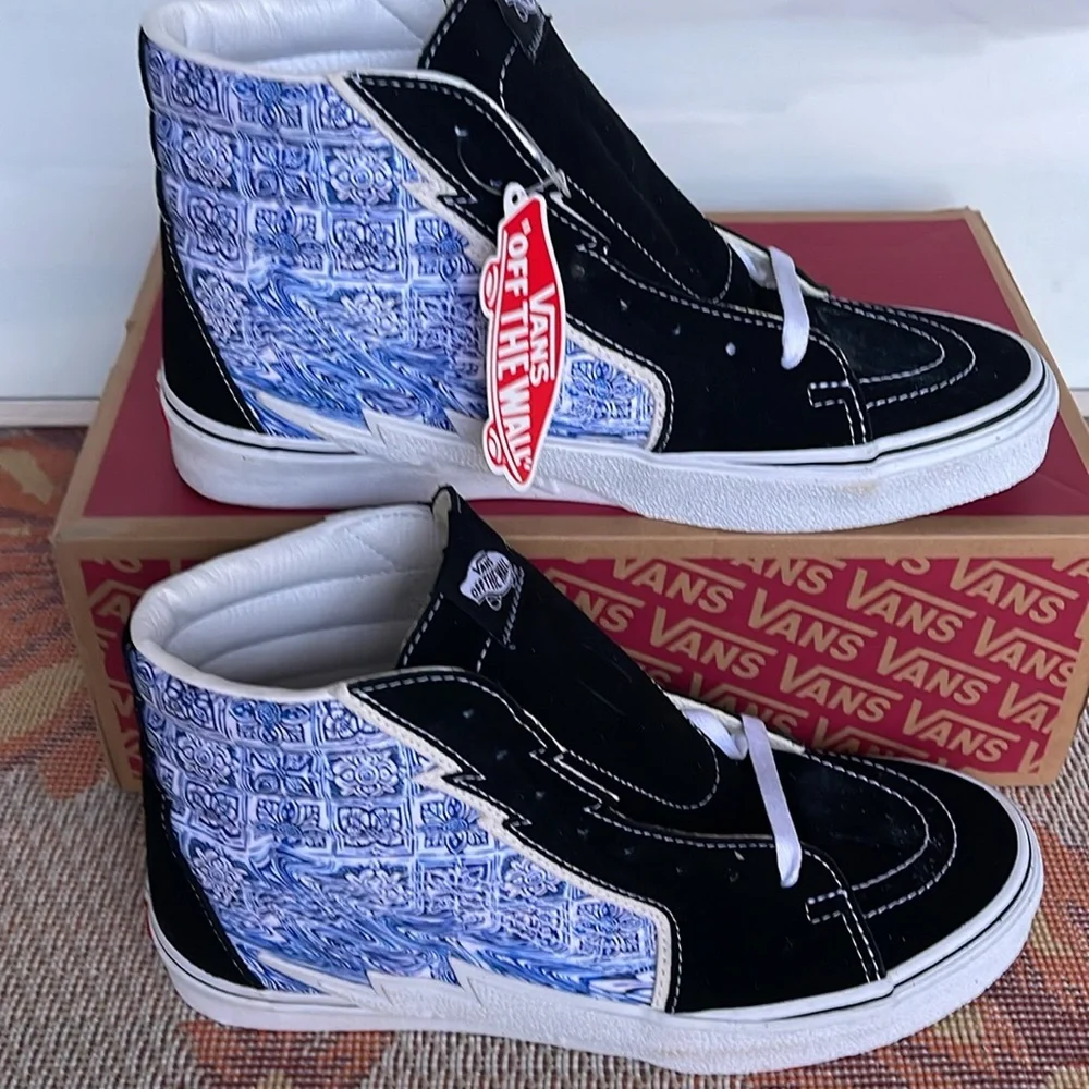 Vans Men’s Sk8-Hi Bolt Liquity Black VN0A5JIVBLK Sneakers
